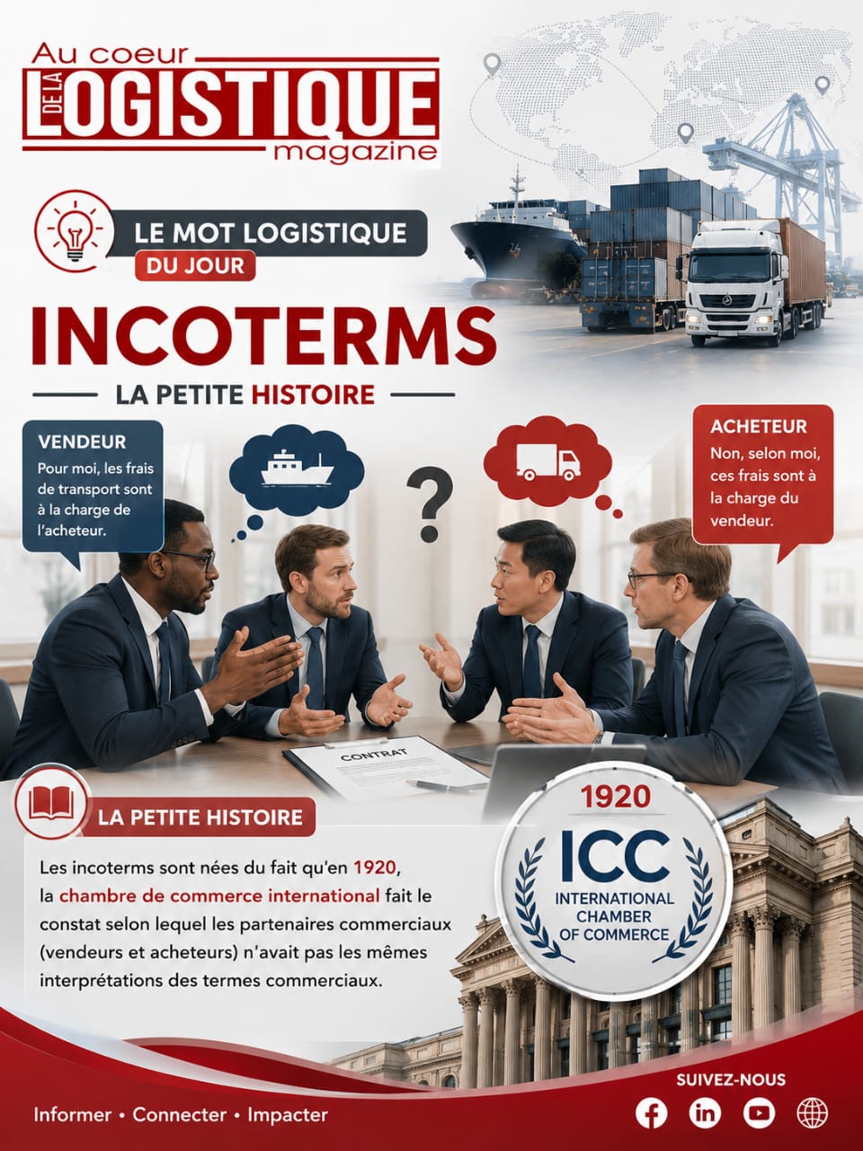 LE MOT LOGISTIQUE DU JOUR : NAISSANCE DES INCONTERMS