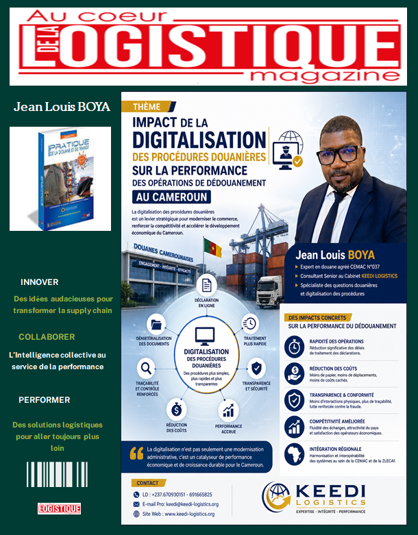 Impact de la digitalisation des procédures douanières sur la performance des opérations de dédouanement au Cameroun